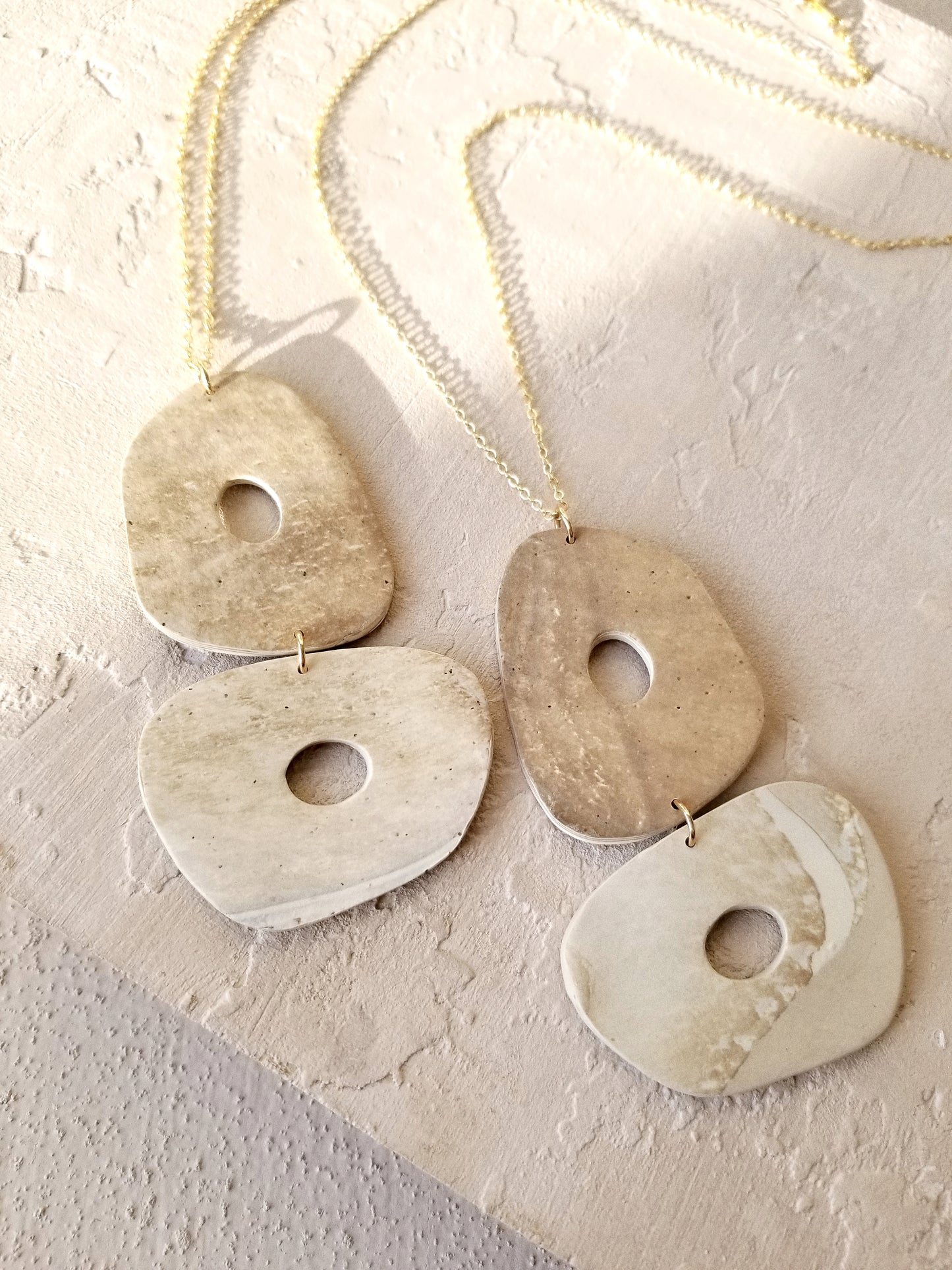 travertine necklace