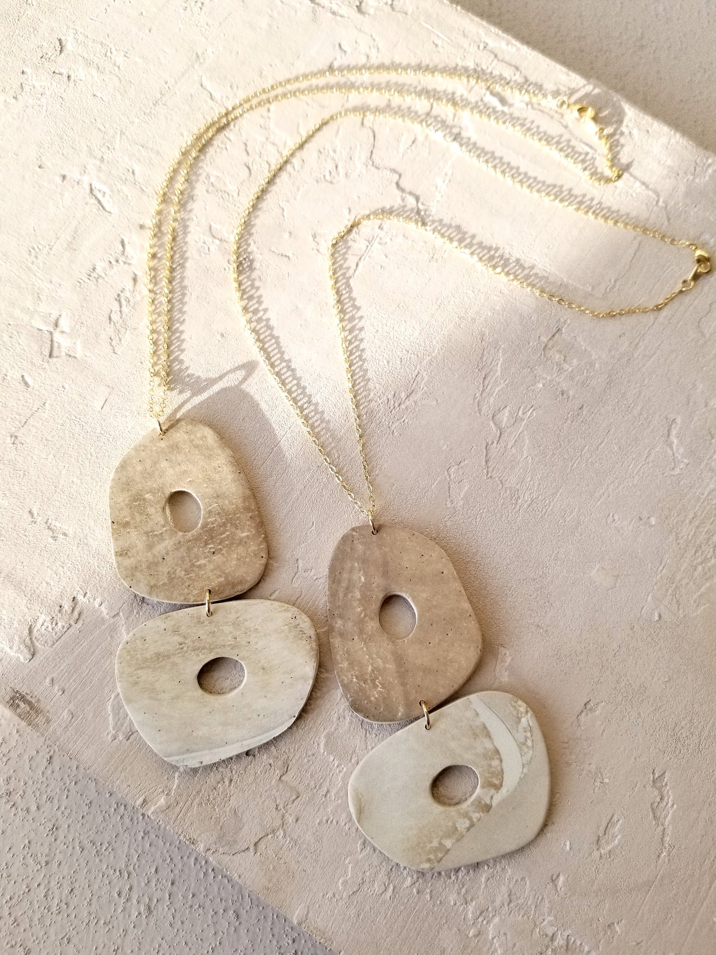 travertine necklace