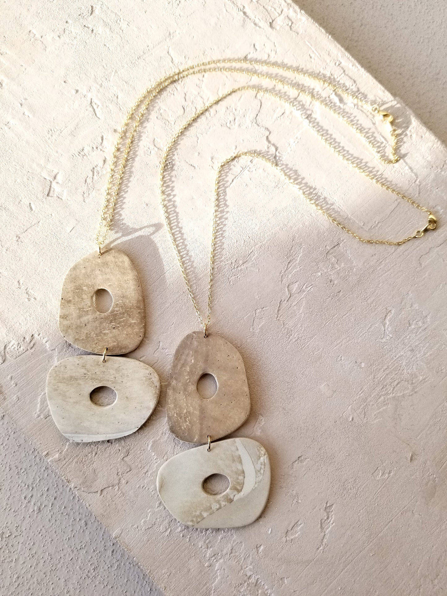 travertine necklace
