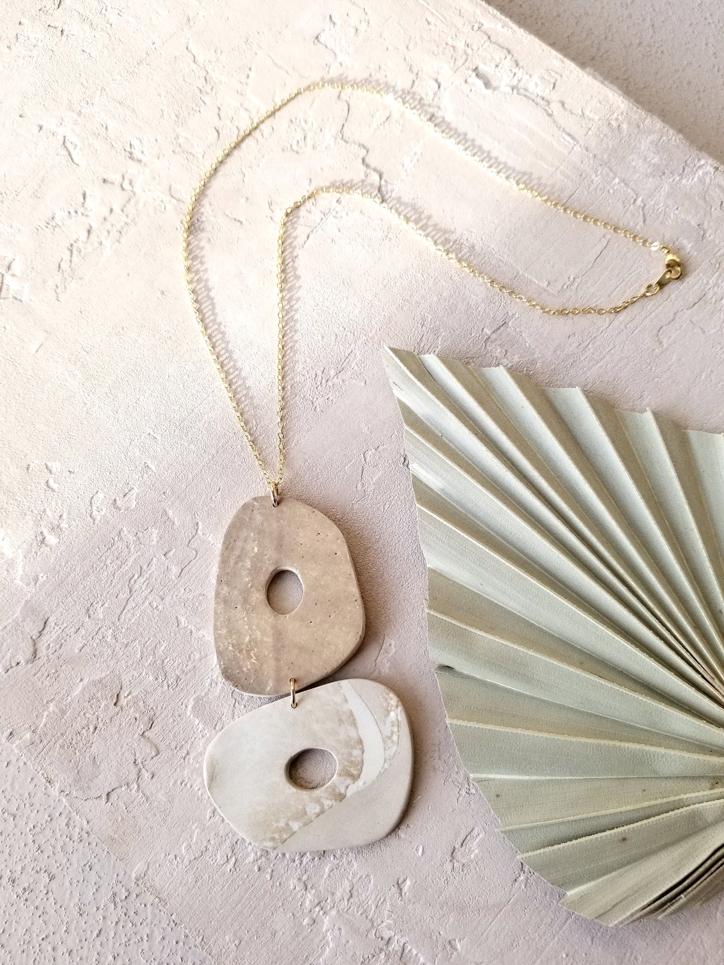 travertine necklace