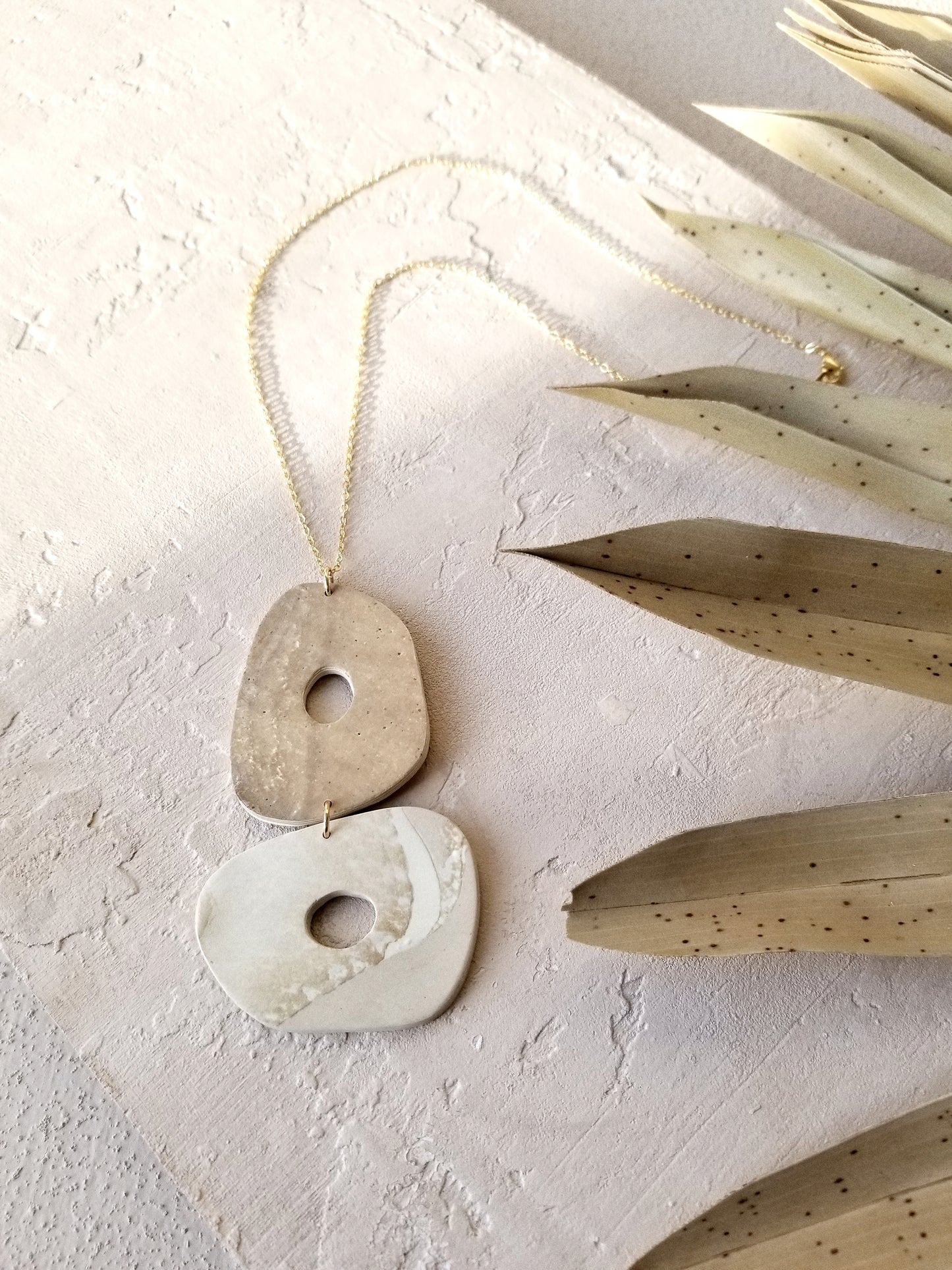 travertine necklace