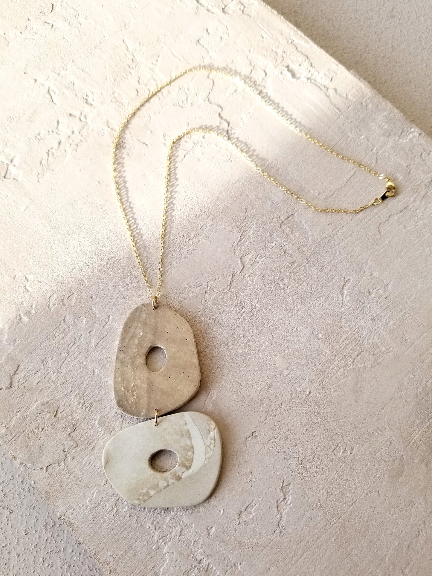 travertine necklace