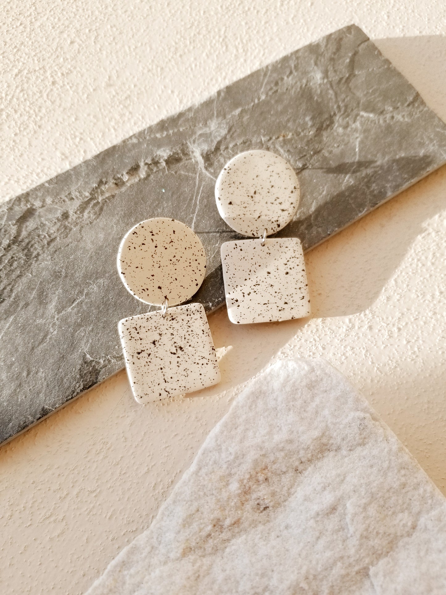 speckled shapes