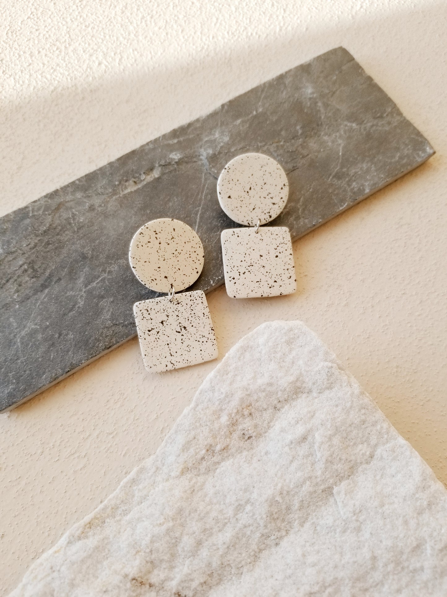speckled shapes